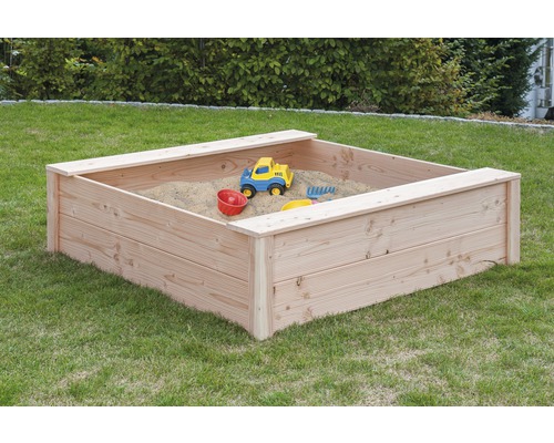 Houten zandbak 150x150x40 cm Douglasspar