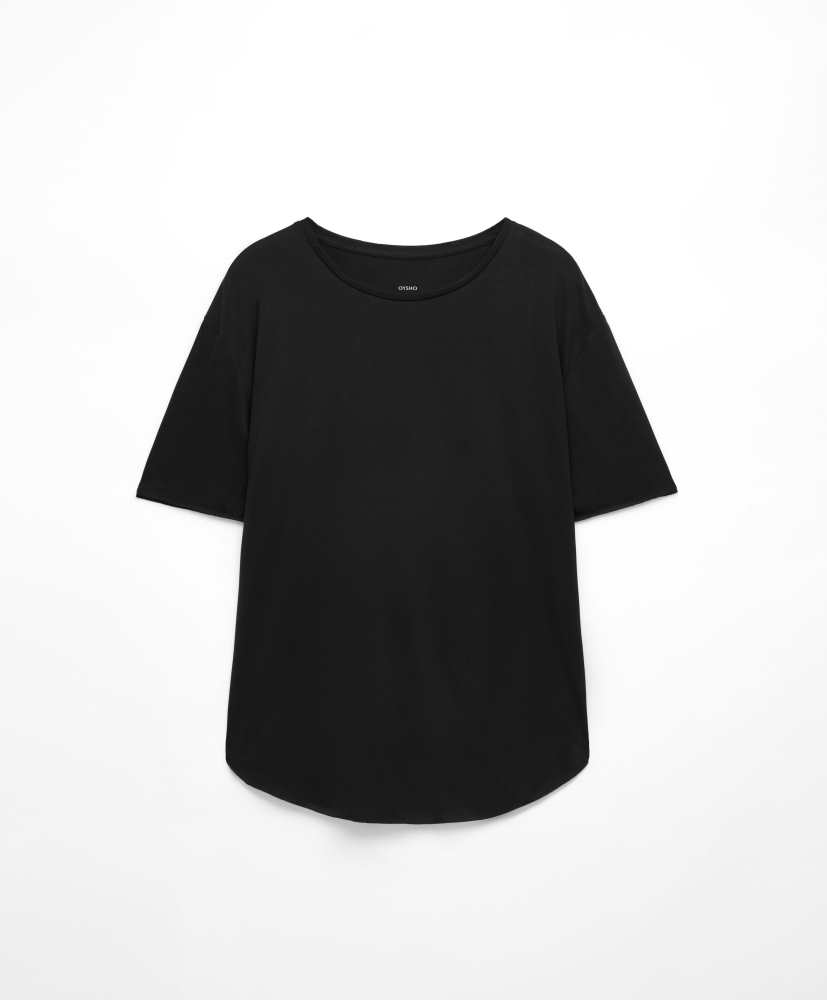 Camiseta de manga curta em modal