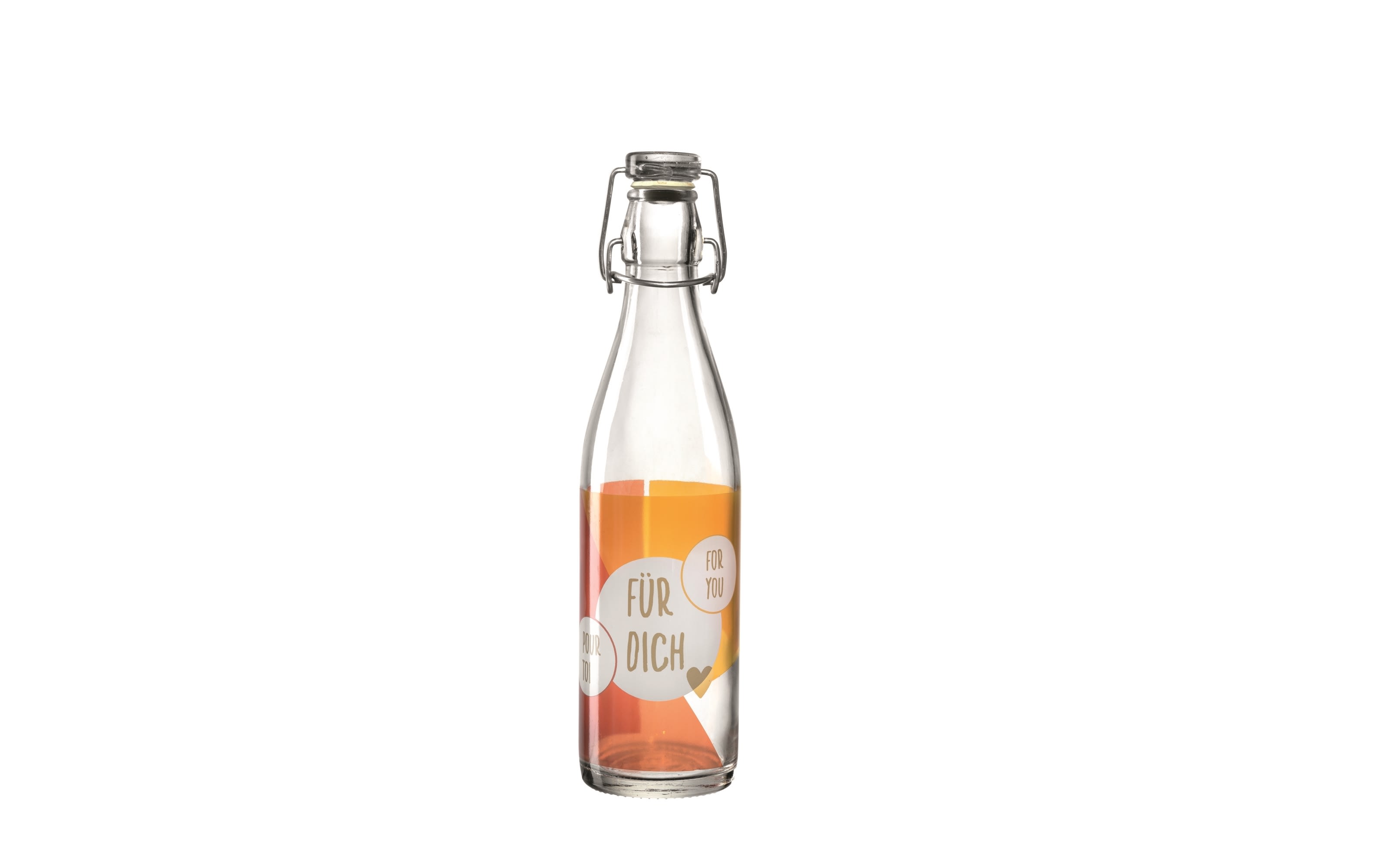 Likörflasche, Schriftzug Für dich, 500 ml