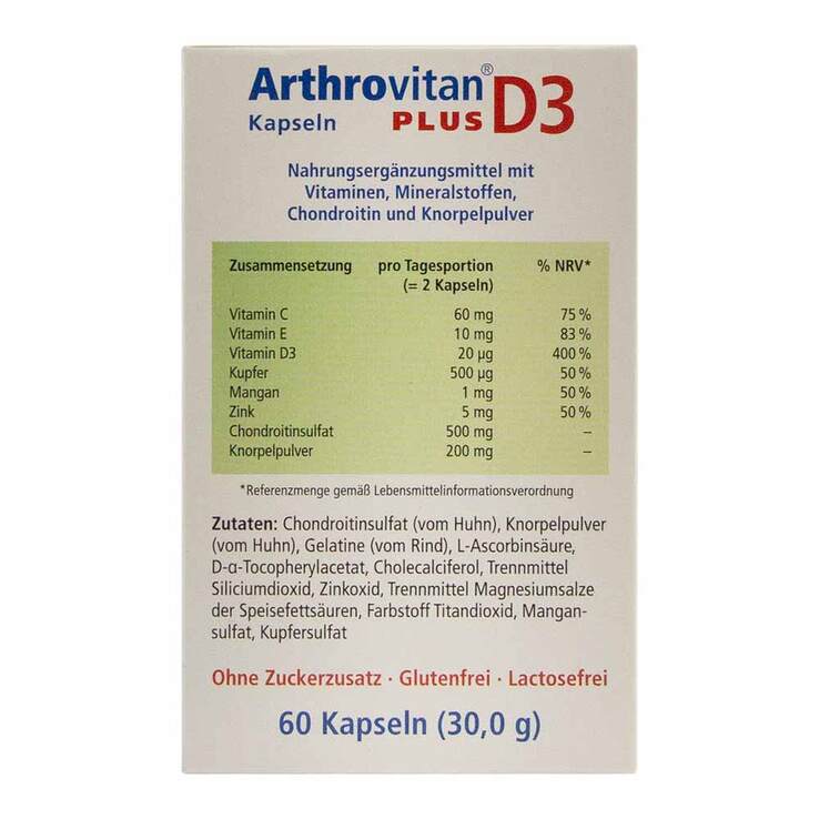 Arthrovitan Plus D3 Kapseln, 60 St