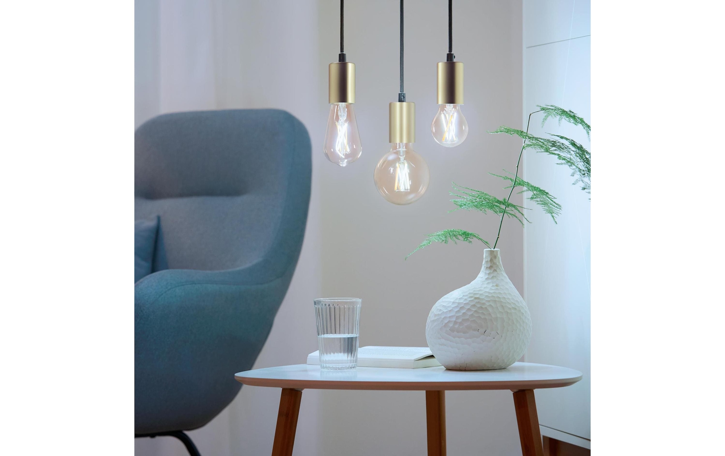 WiZ LED-Leuchtmittel »6.7W (50W) E27 A60 Filament Amber Einzelpack« E27