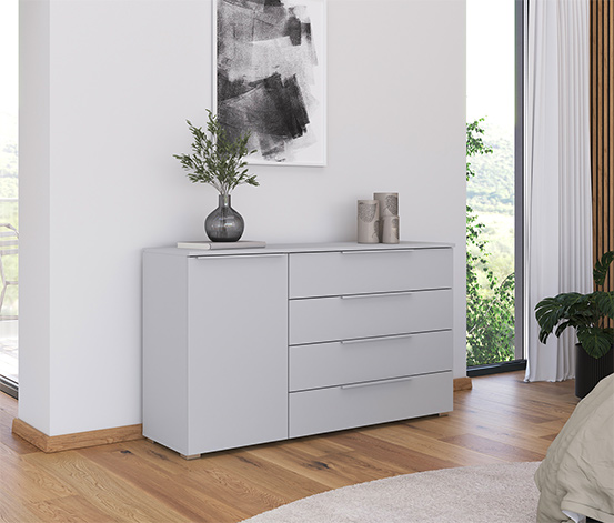 rauch Kommode »Monostar« mit Tür und Schubladen, seidengrau