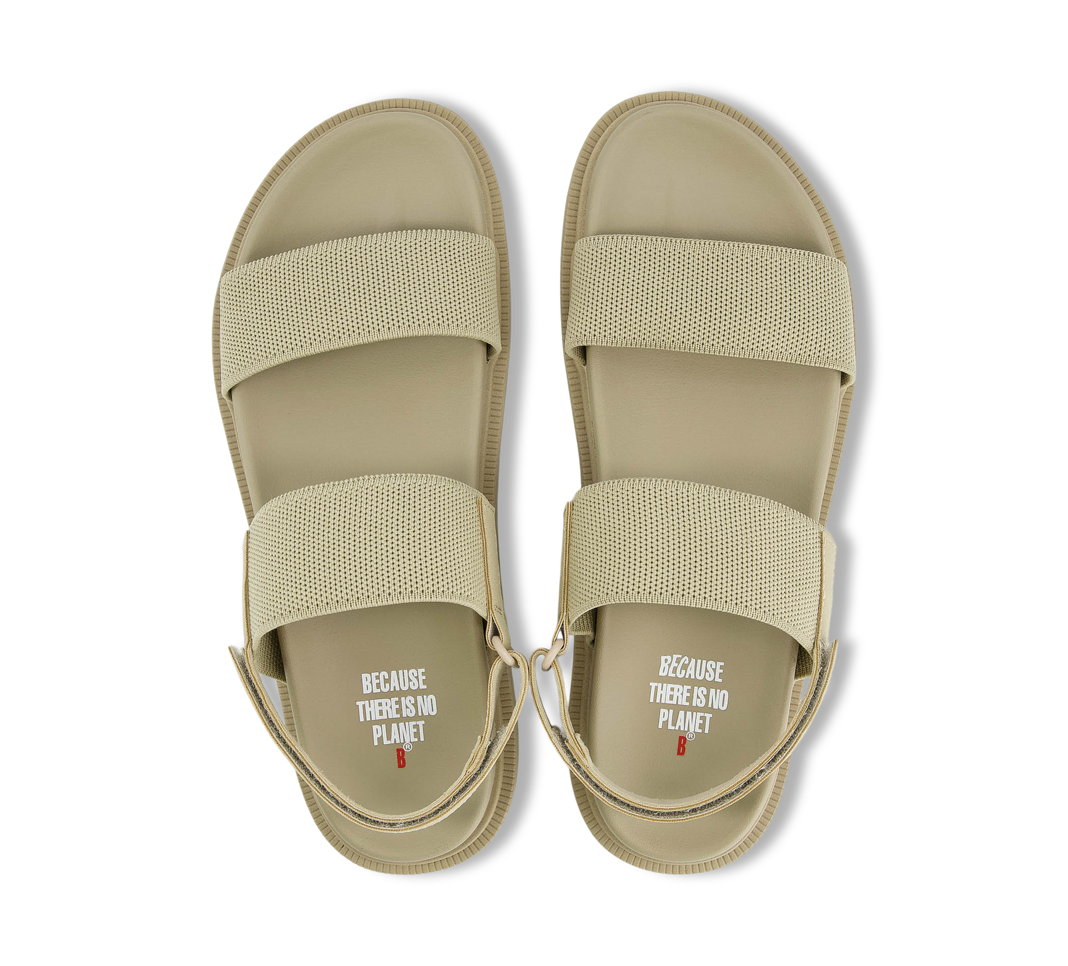 Ecoalf Riemchensandalen beige/taupe