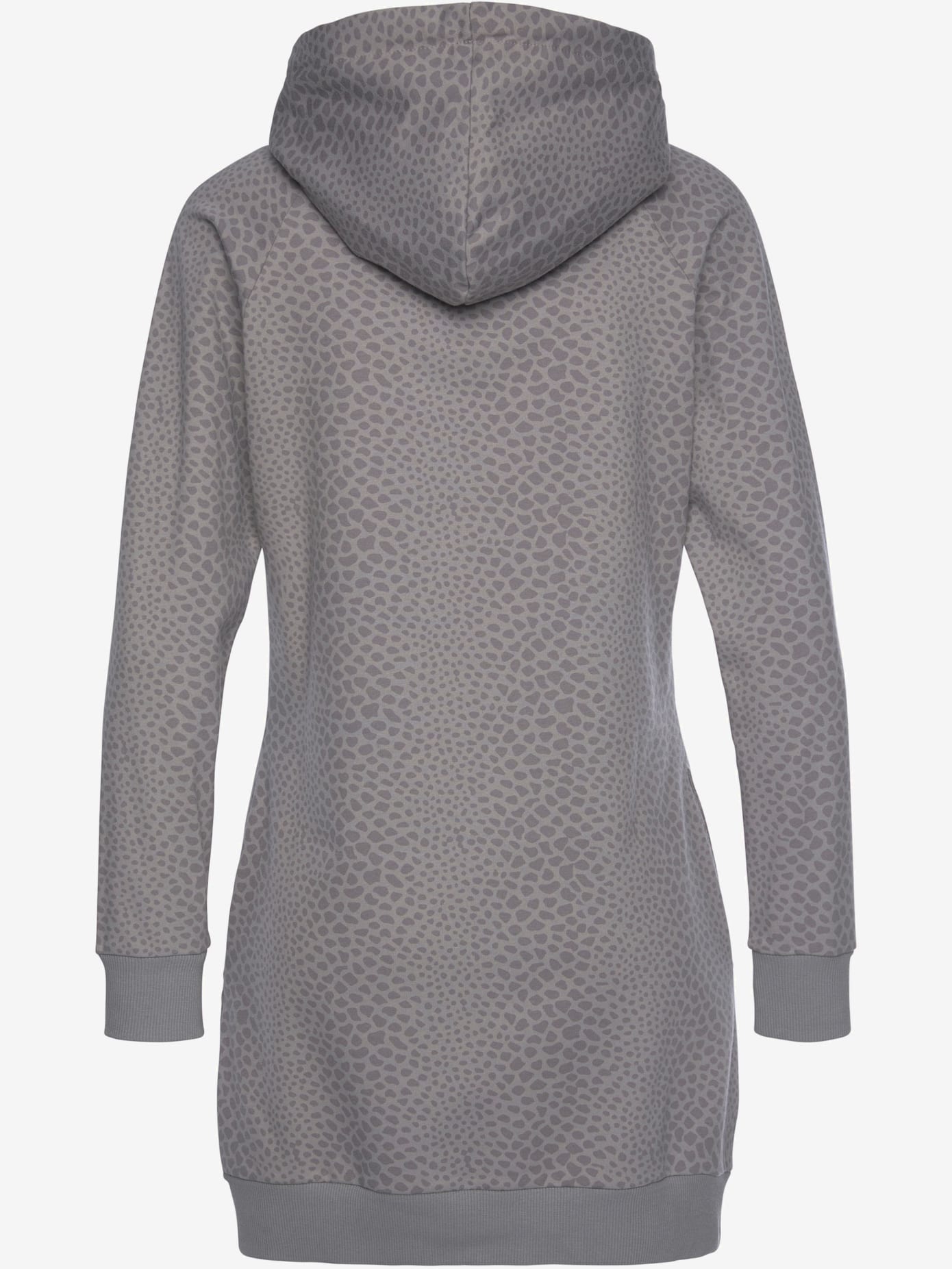 Robe en matière sweat robe sweat confortable à capuche
