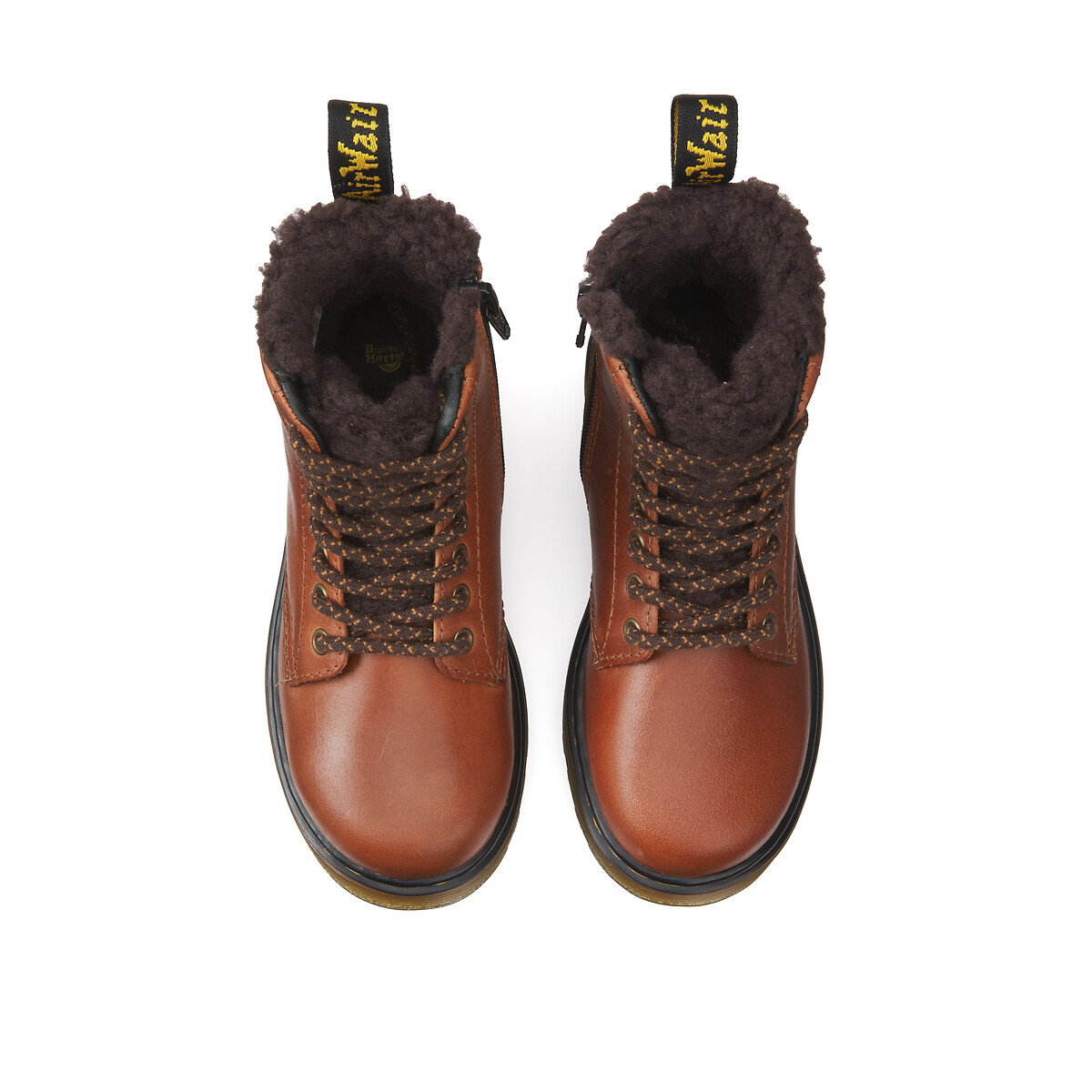 DR. MARTENS<br>Botas de couro forradas 1460 Serena J