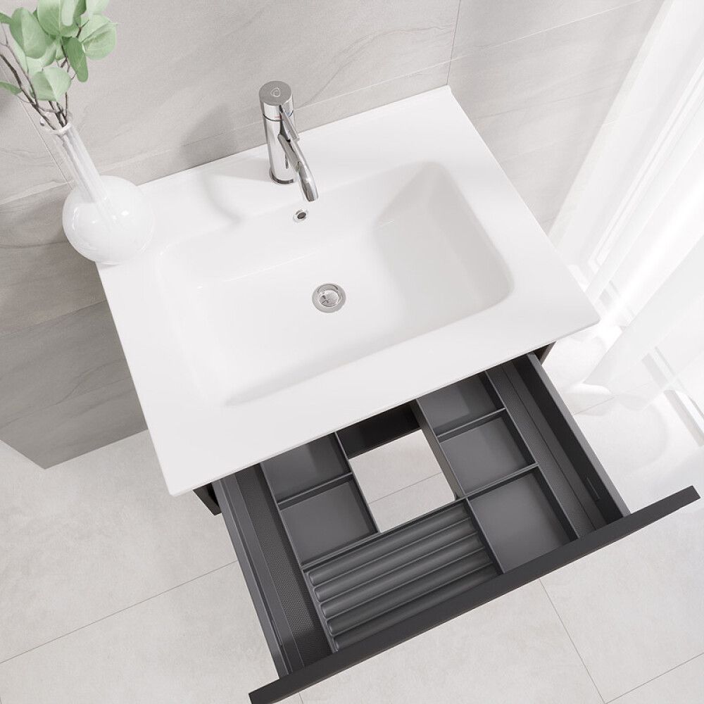 BADEROMSMØBEL CAMARGUE IQ+ FRONT HVIT MATT 60CM
