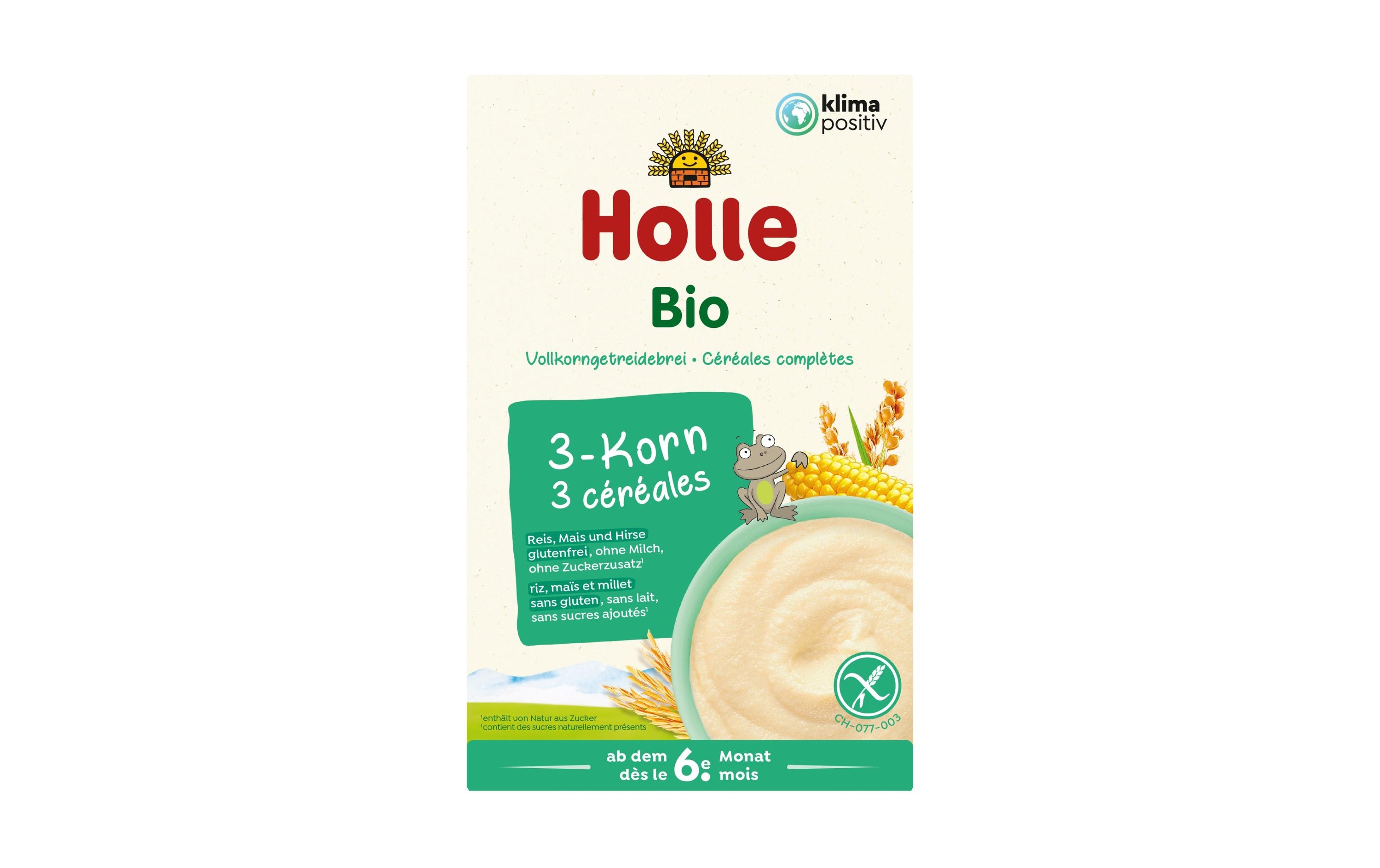 Bio-Vollkorngetreidebrei 3-Korn 250gGetreidebrei