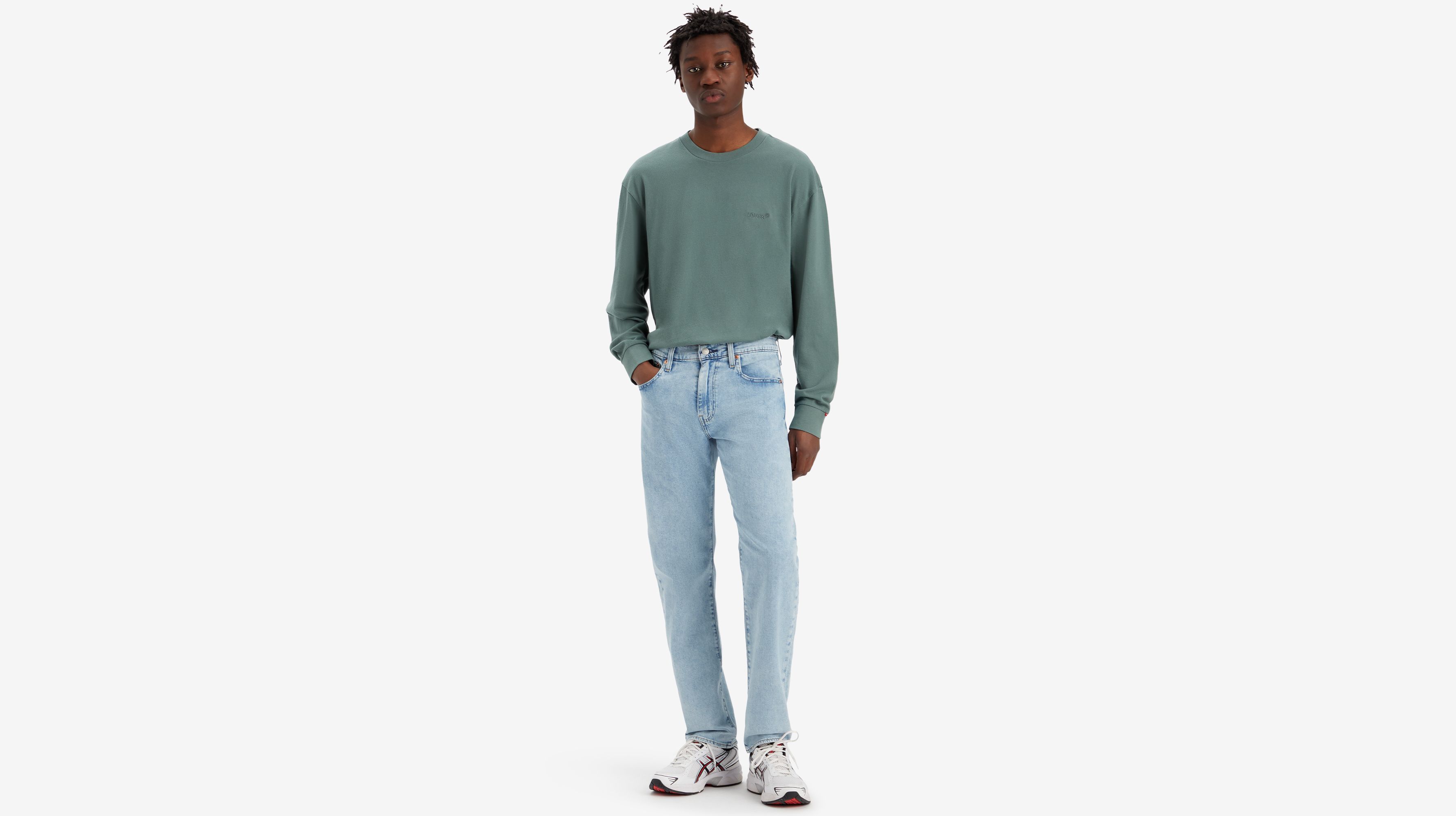 Jean 502™ fuselé Lightweight - Frosted Performance Cool - Bleu