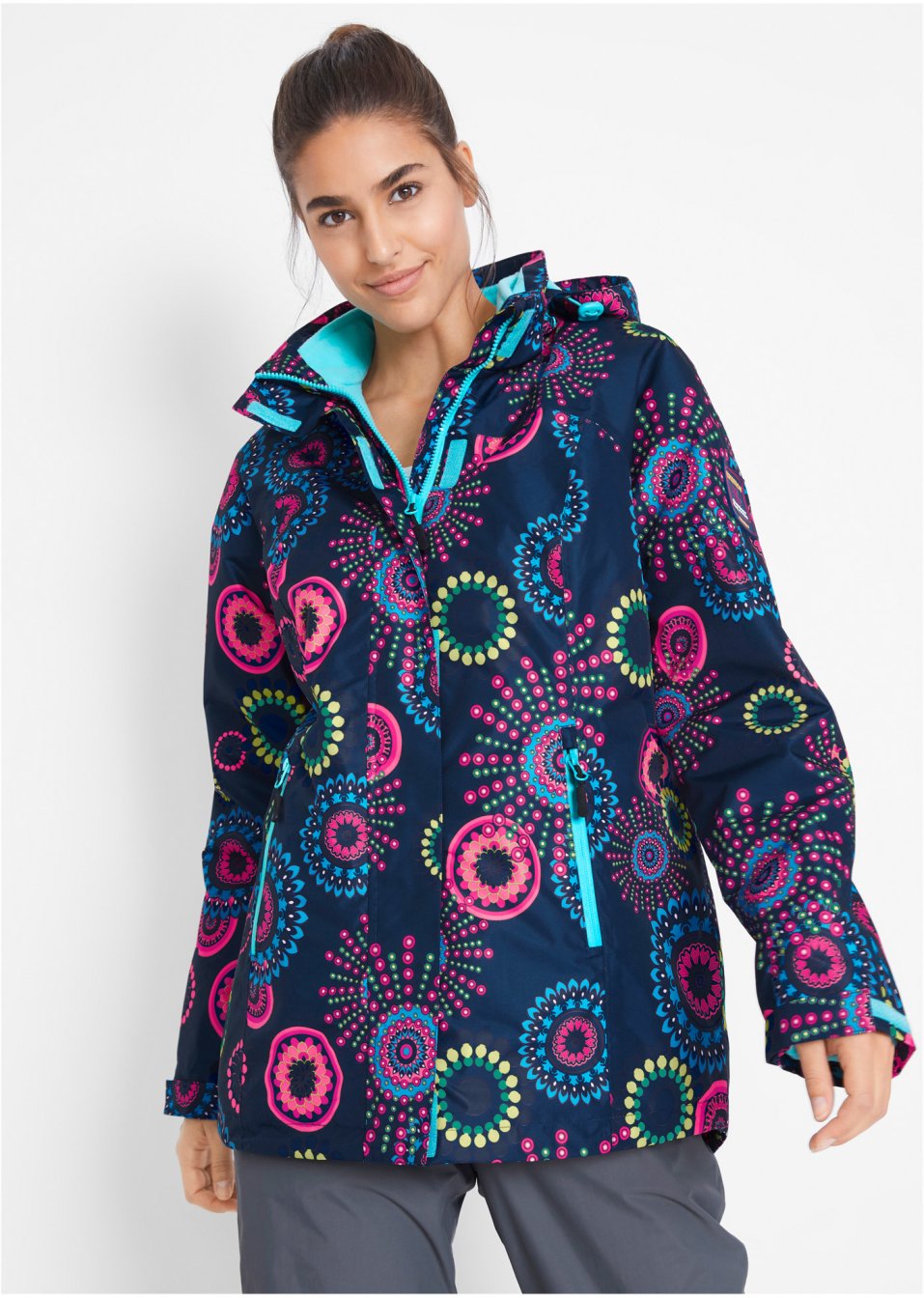 Veste fonctionnelle 3 en 1 à capuche, imperméable