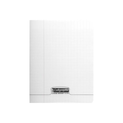 Calligraphe 8000 - Cahier polypro 24 x 32 cm - 48 pages - grands carreaux (Seyes) - transparent