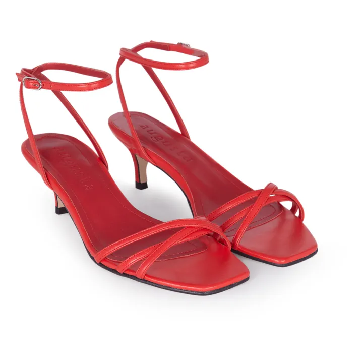 Augusta Sandales à talons Uma | Rouge