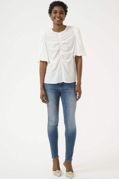 Culture ecru dames blouse