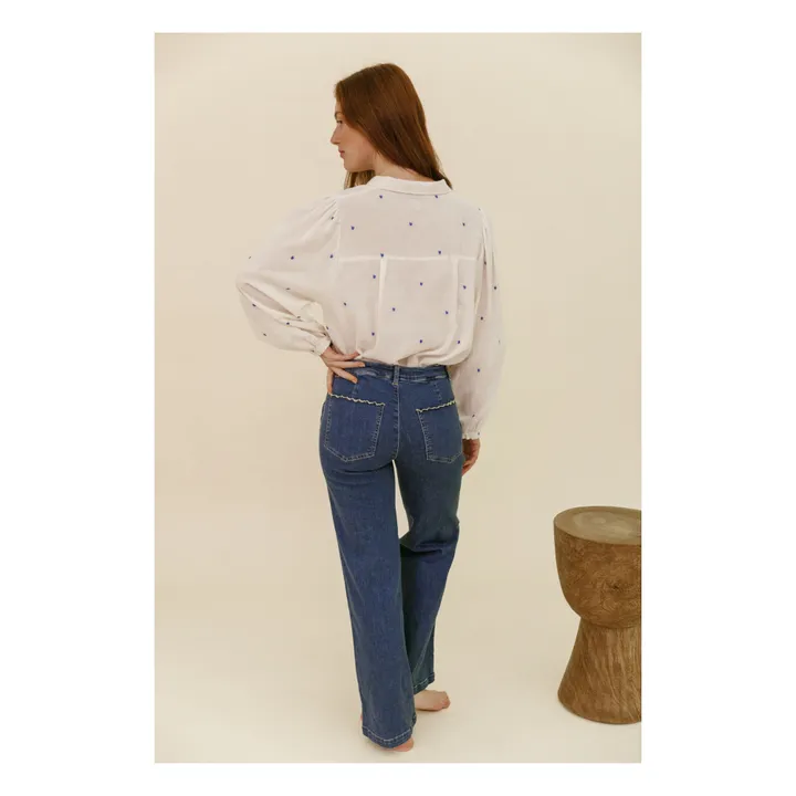 Emile et Ida Blouse Zobi Brodée - Collection Femme | Ecru