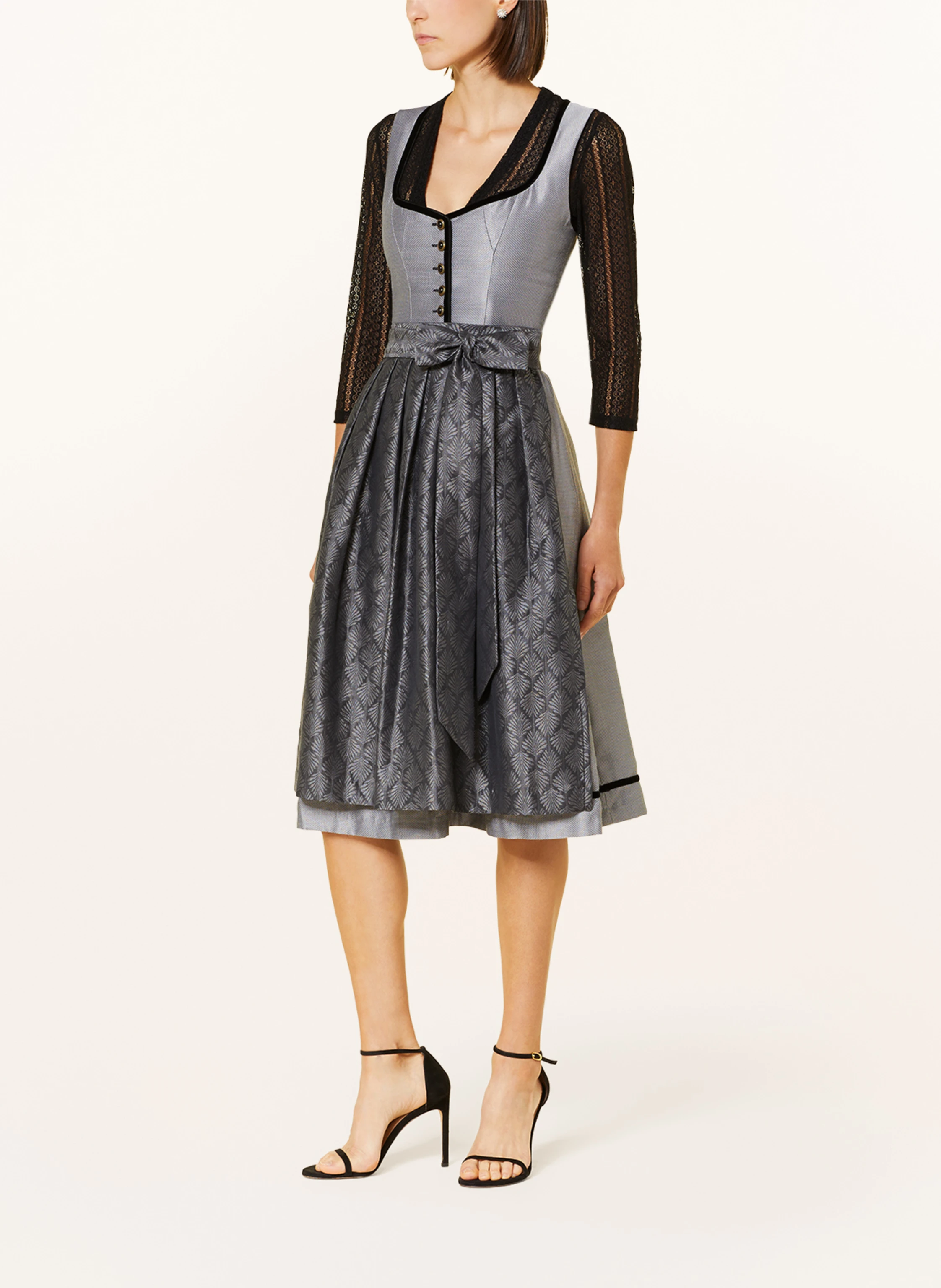 AlpenHERZ Dirndlbluse NAOMI aus Spitze mit 3/4-Arm