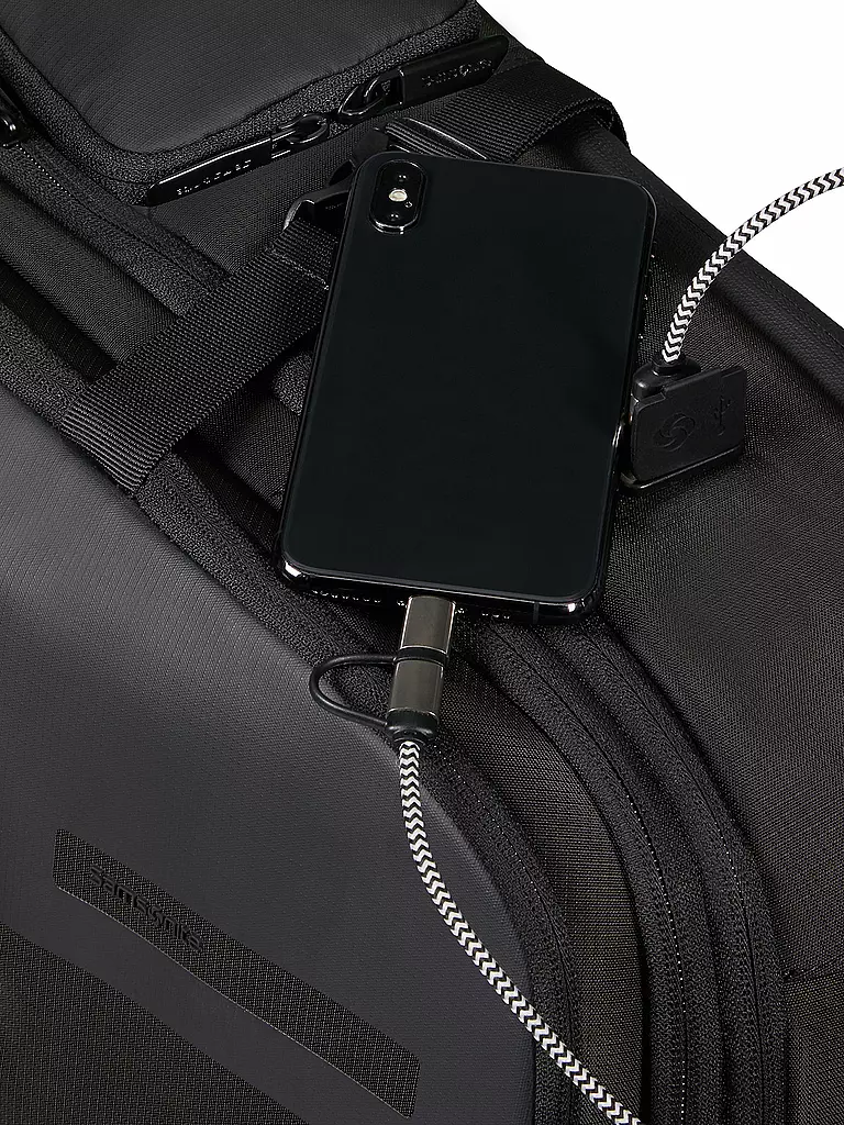 SAMSONITE Rucksack Biz2Go Overnight Erweiterbar 17,3 Black schwarz