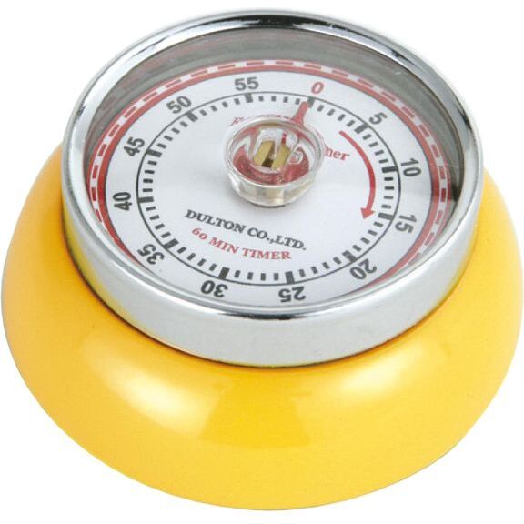 Minuteur aimanté Jaune