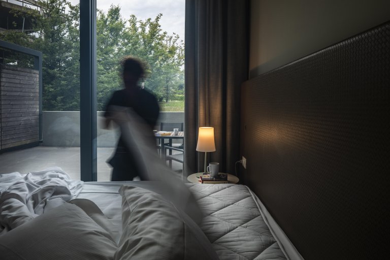 Foscarini Birdie Easy tafellamp salie groen