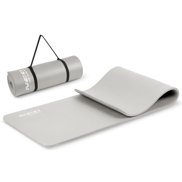 Treningsmatte Neo-Sport 183 x 60 cm - Grå