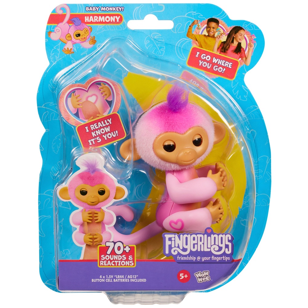 Fingerlings Monkey Pink Harmony