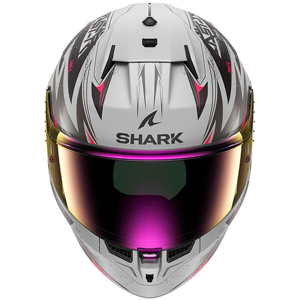 Shark - Casque D-Skwal 3 Blast-R Gris brillant / Noir / Rose