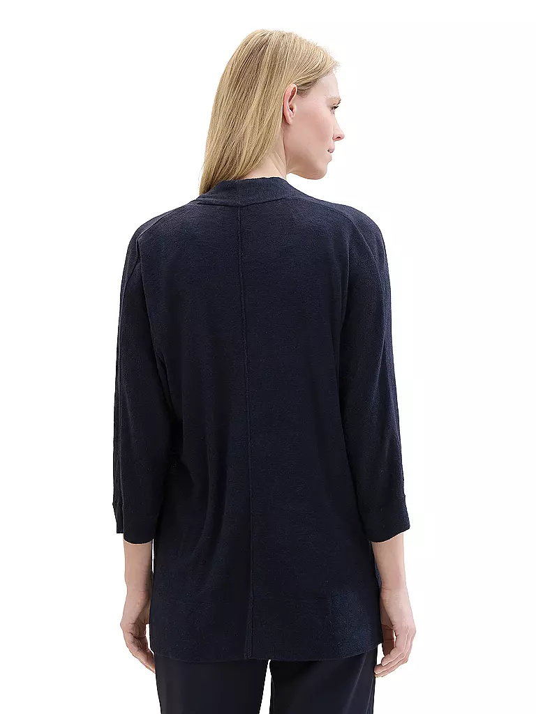 TOM TAILOR Strickjacke blau