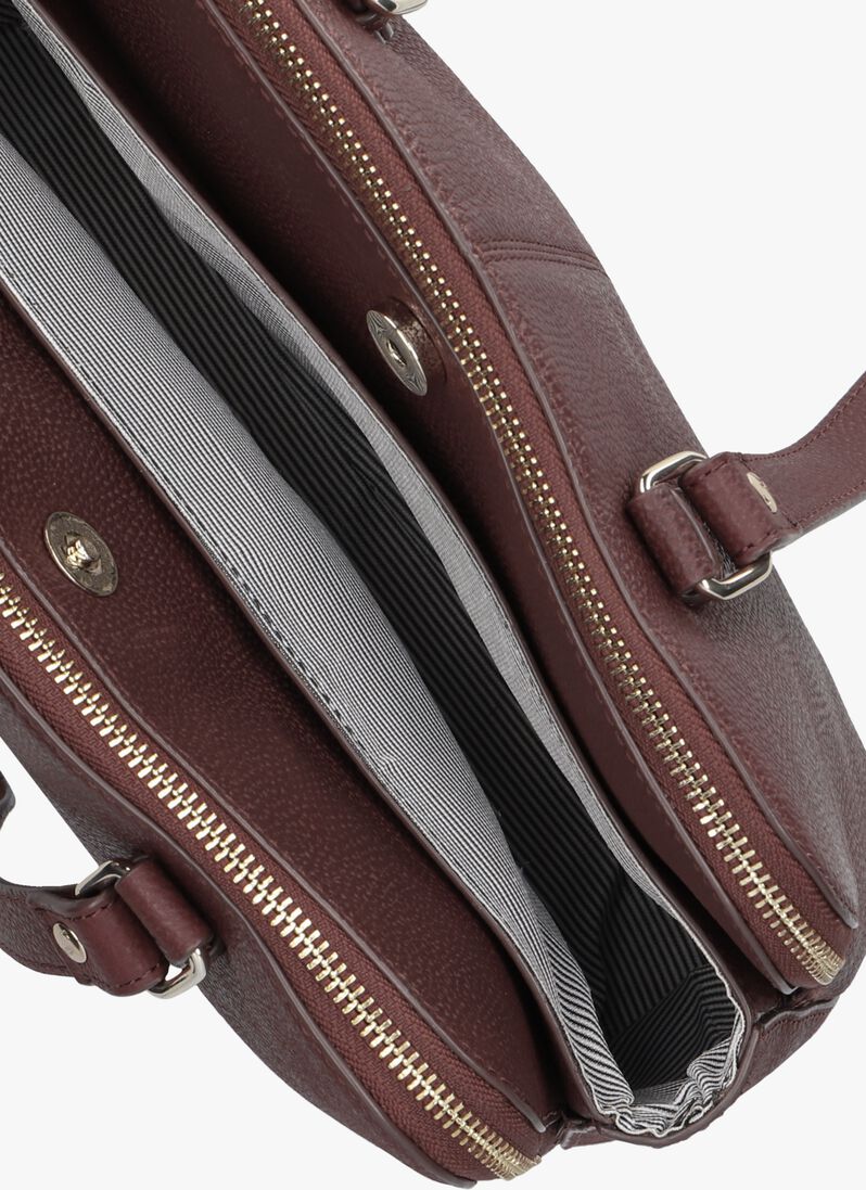 LOULOU ESSENTIELS cognac loulou essentiels schoudertas bag robuste