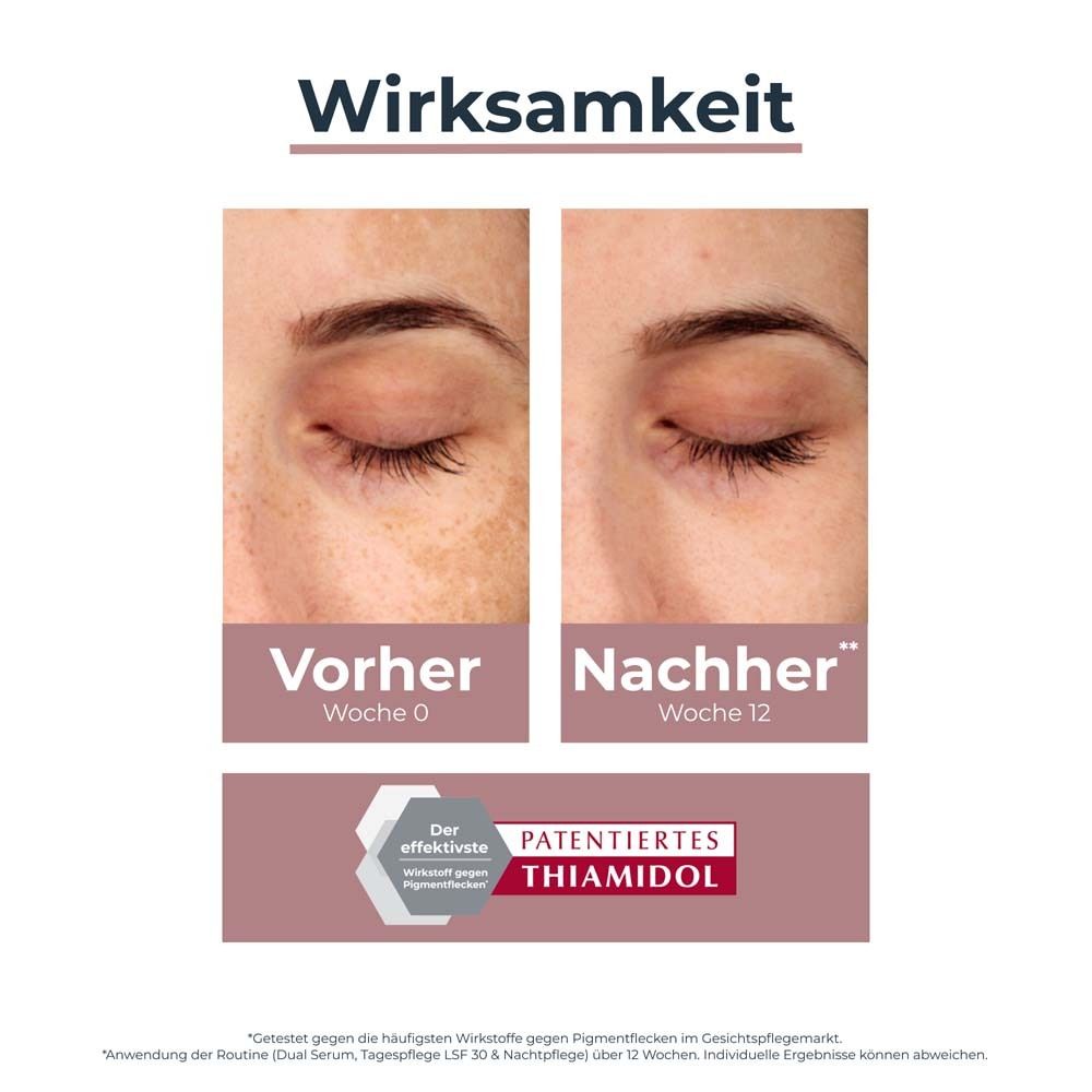 Eucerin® Anti-Pigment Tagescreme mit Thiamidol®, schnell einziehende, getönte Antipigmentcreme mit LSF 30, mittel
