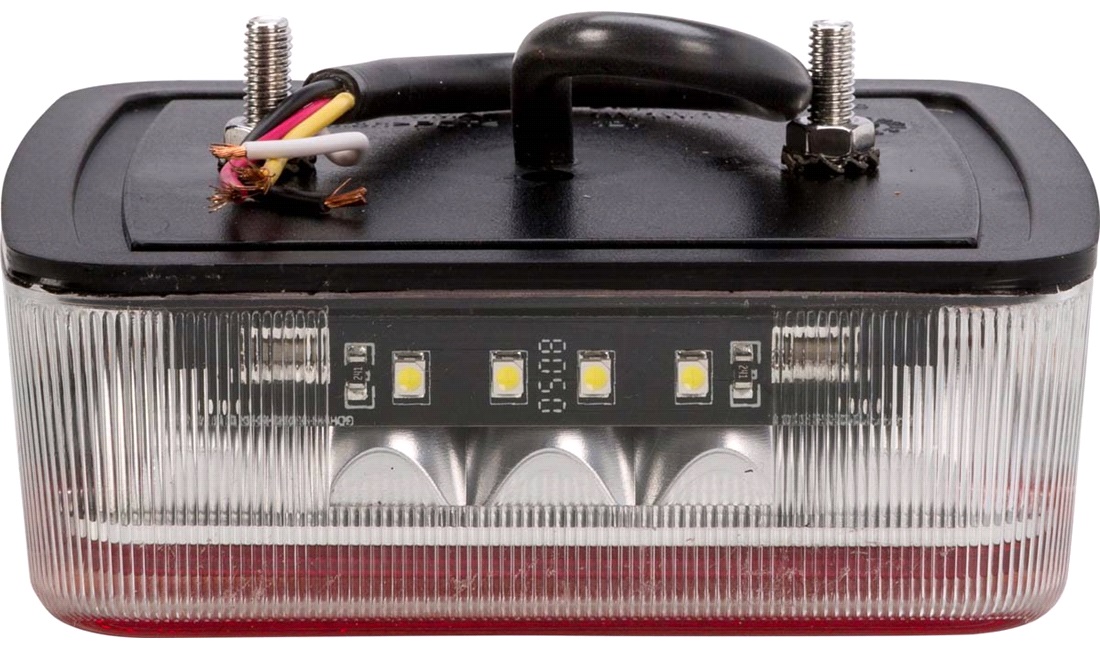 Trailerlygte LED farvet 12V