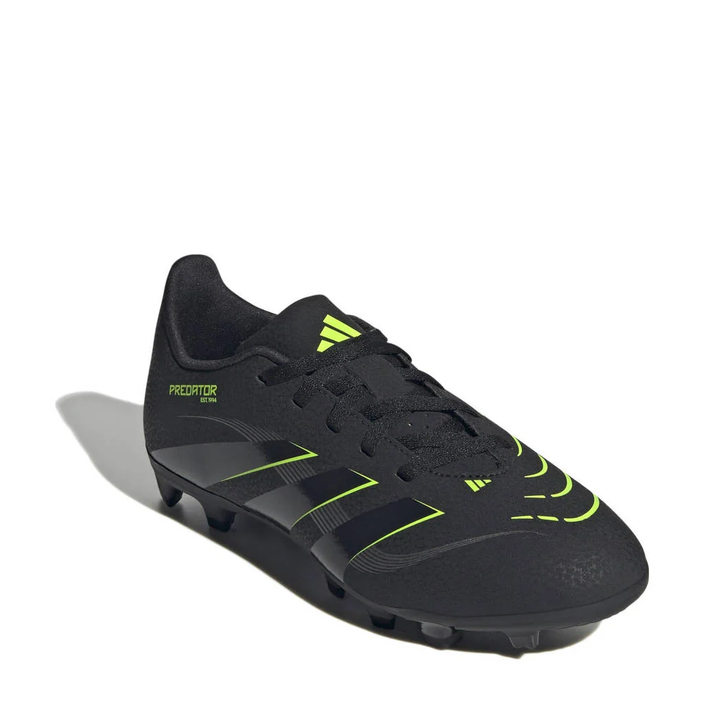 adidas Performance Predator ClubFG/MG Salajunior voetbvalschoenen zwart/antraciet/geel