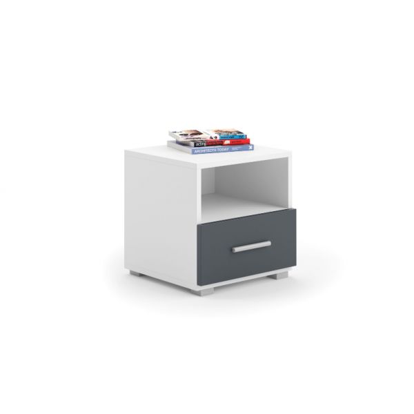 Kobi Mesa de Cabeceira Emi Graphite