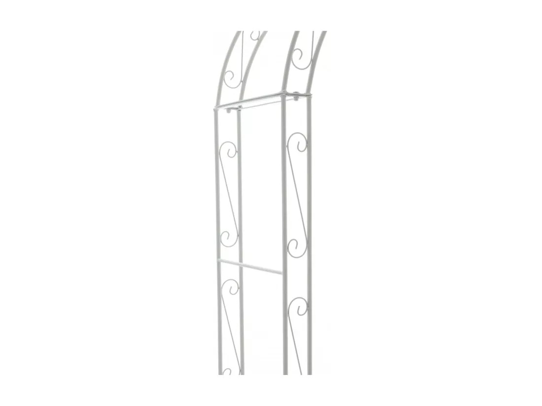 Arche à rosiers - Métal & Métal - Blanc - Lenz