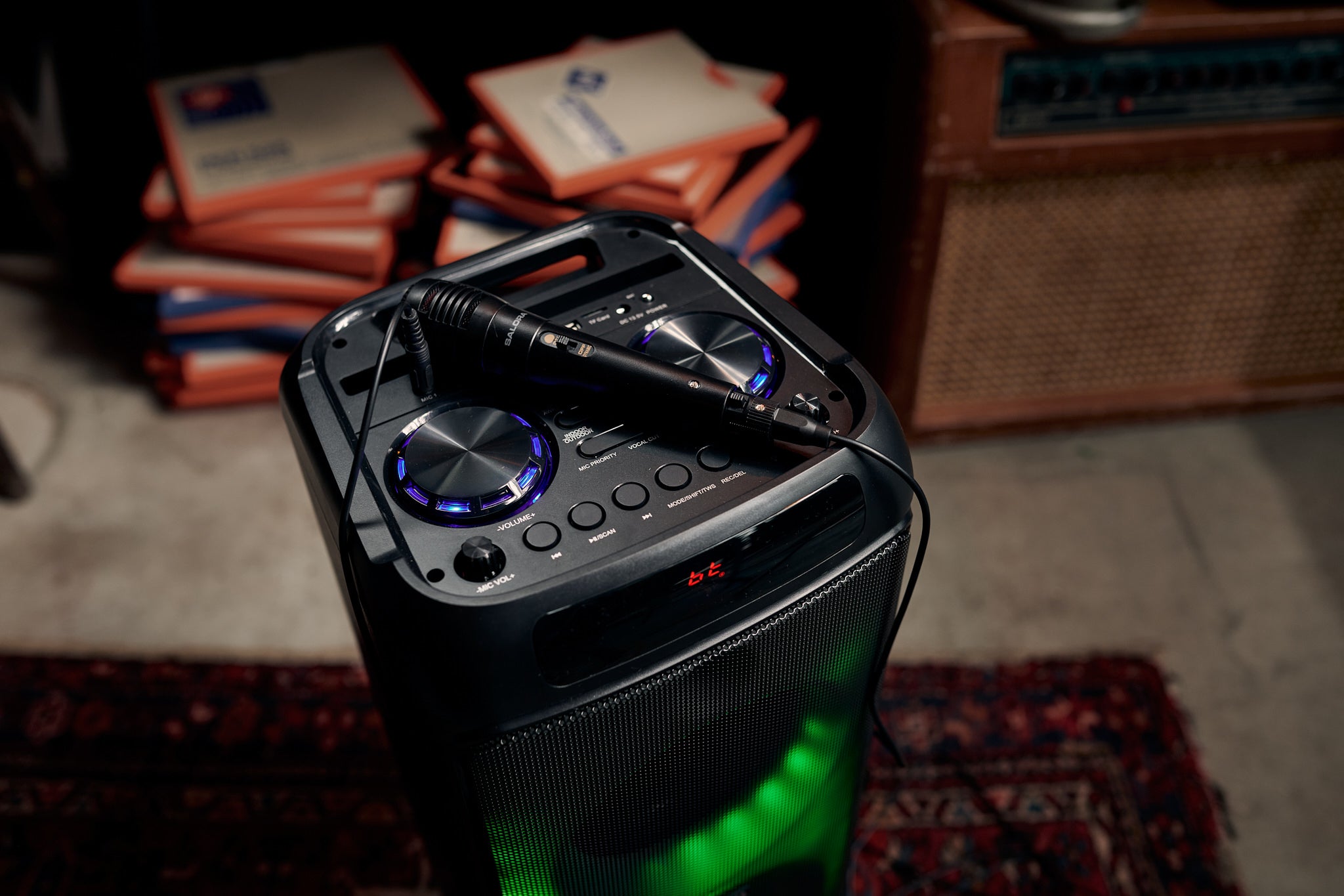 Salora PARTYBOX500 draadloze speaker met LED-verlichting