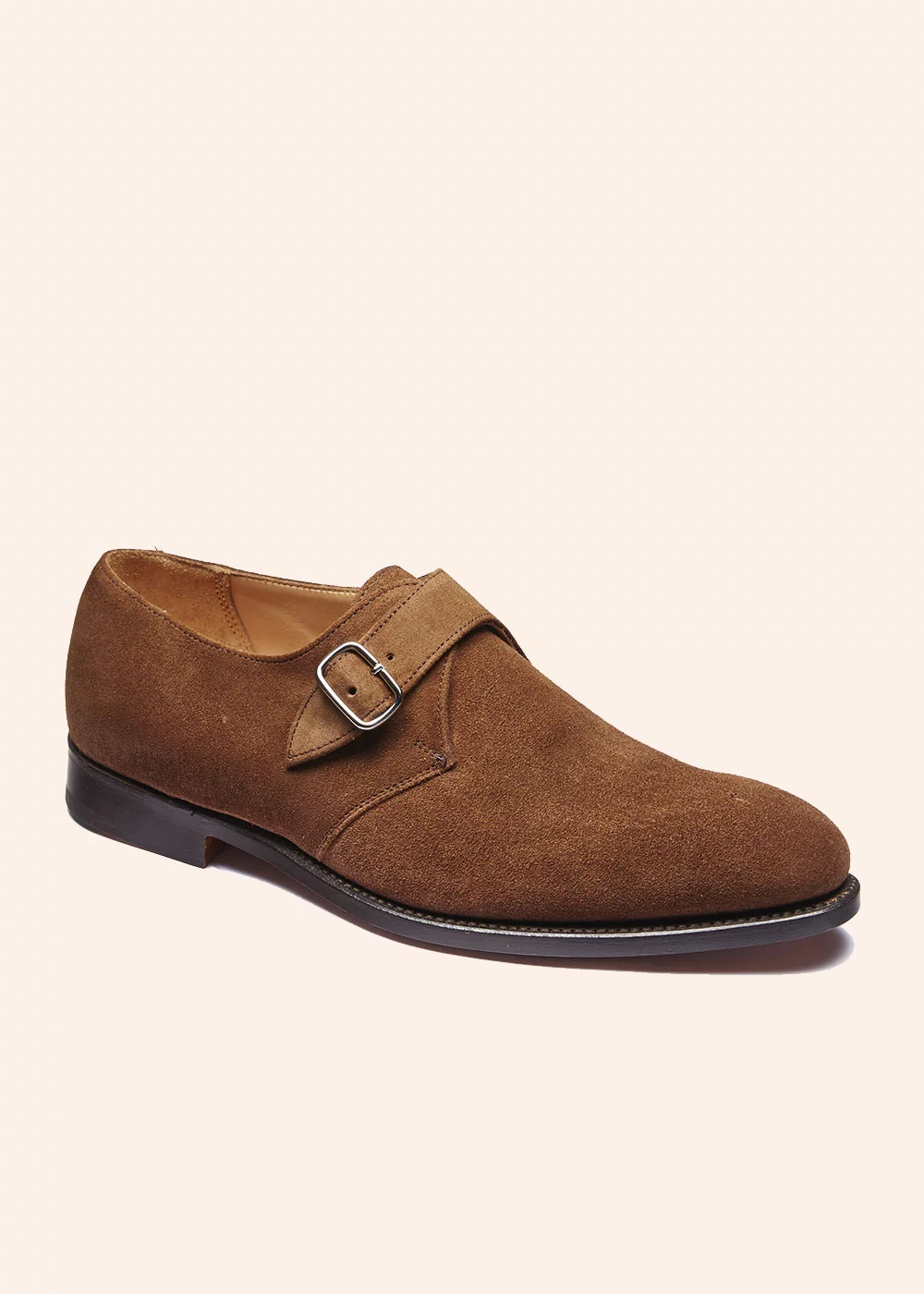 MONKTON CUIR VELOURS MARRON