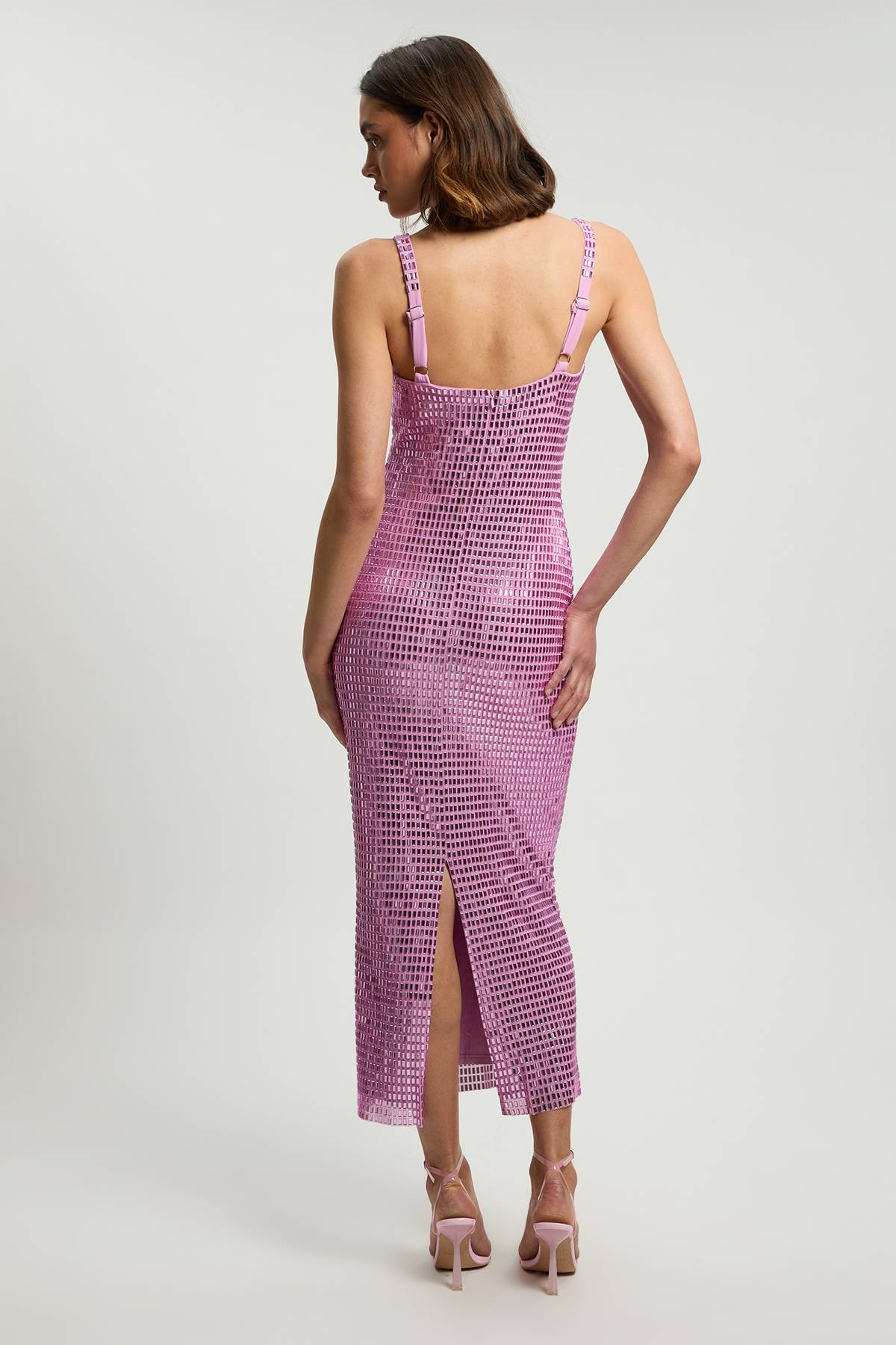 KarenMillen Robe Midi Premium Ornée De Cristaux Whitley Neill