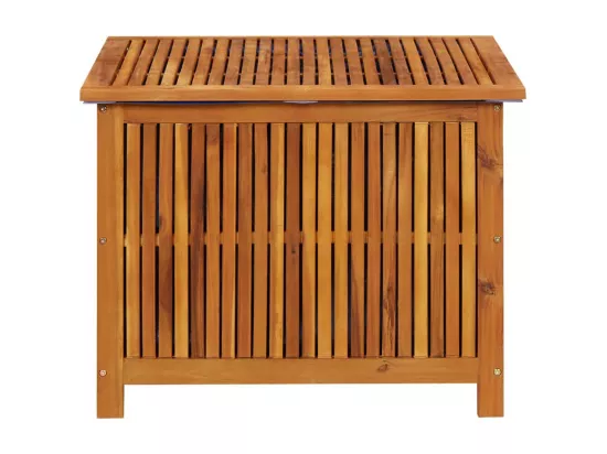 Boîte de rangement de jardin 75x75x58 cm Bois d'acacia solide