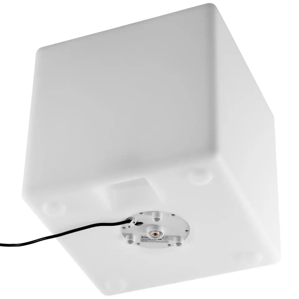 tectake Lichtkubus Luminous Cube, LED, met afstandsbediening, Wit
