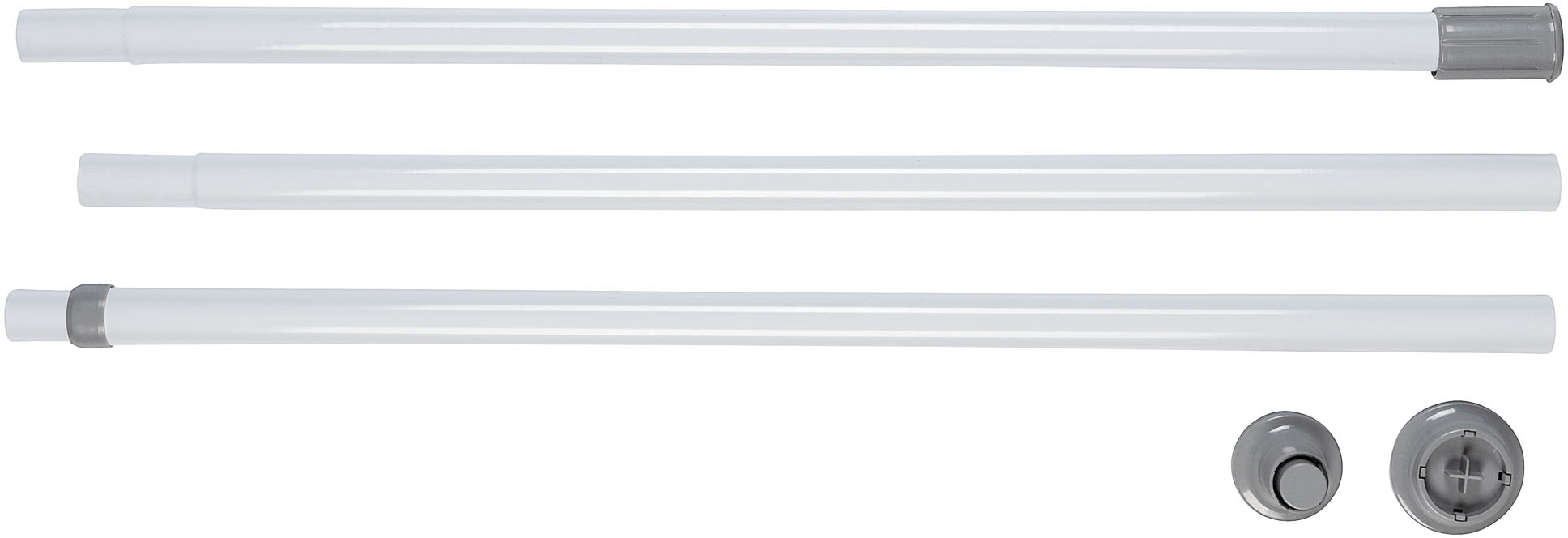 WENKO Teleskopregal »Modell Herkules« Set, 2 Stk. tlg. ausziehbare Hauptstange 165-300 cm, passend zur WENKO Herkules-Serie