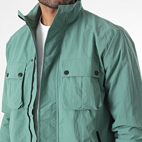 Veste Zippée Vert Kaki
