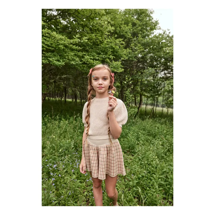 Soor Ploom Top Maille Mimi | Ecru