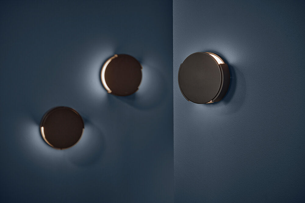Frandsen  Rotate væglampe, sort - Ø15 cm.