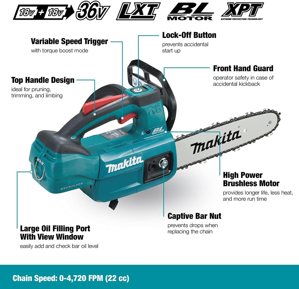 TRONONNEUSE D'LAGAGE MAKITA 18 V LI-ION 25 CM (PRODUIT SEUL)- DUC254Z