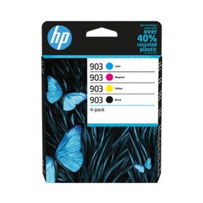 HP 903 Pack de 4 - noir et 3 couleurs - cartouche d'encre originale (6ZC73AE)