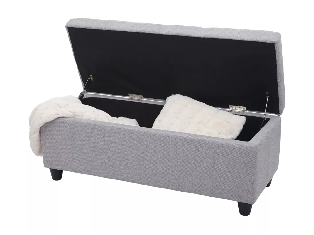 Coffre de rangement Kriens, gris clair