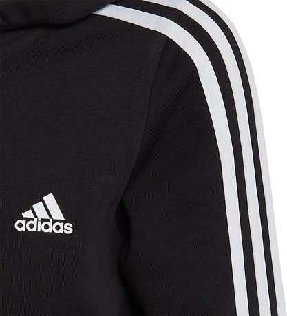 adidas Performance Cardigan - G 3S FZ HD - Sort/Hvid