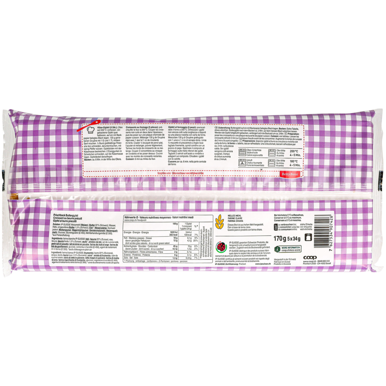 Betty Bossi Frischback Buttergipfel IP-Suisse