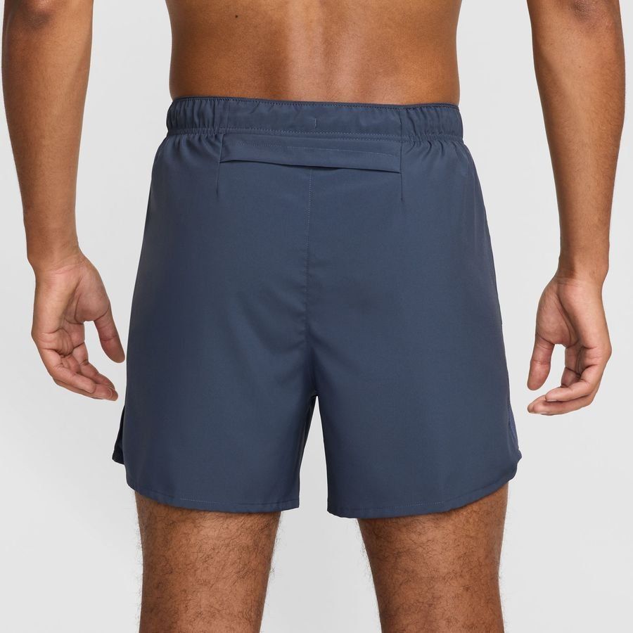 Nike Short Running Dri-FIT Challenger 5'' 2 EN 1 - Bleu/Argenté