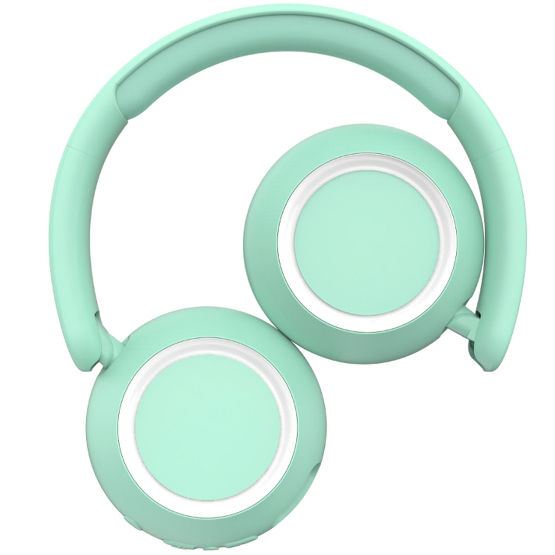 Lalarma draadloze kinderkoptelefoon met licht - groen
