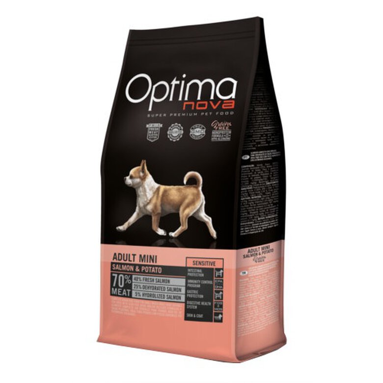 Ração Optima Nova Adult Mini Salmão para cães