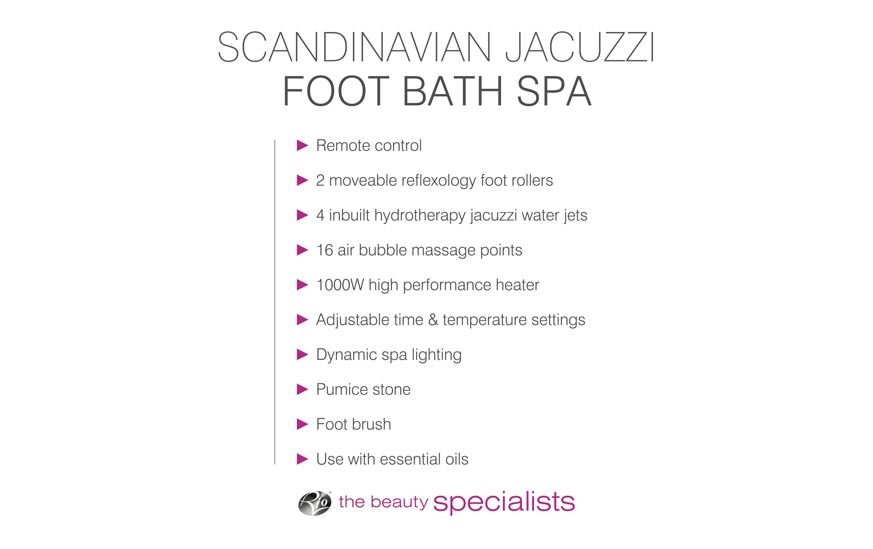 Fussbad Scandinavian Jacuzzi<br>Fussbad