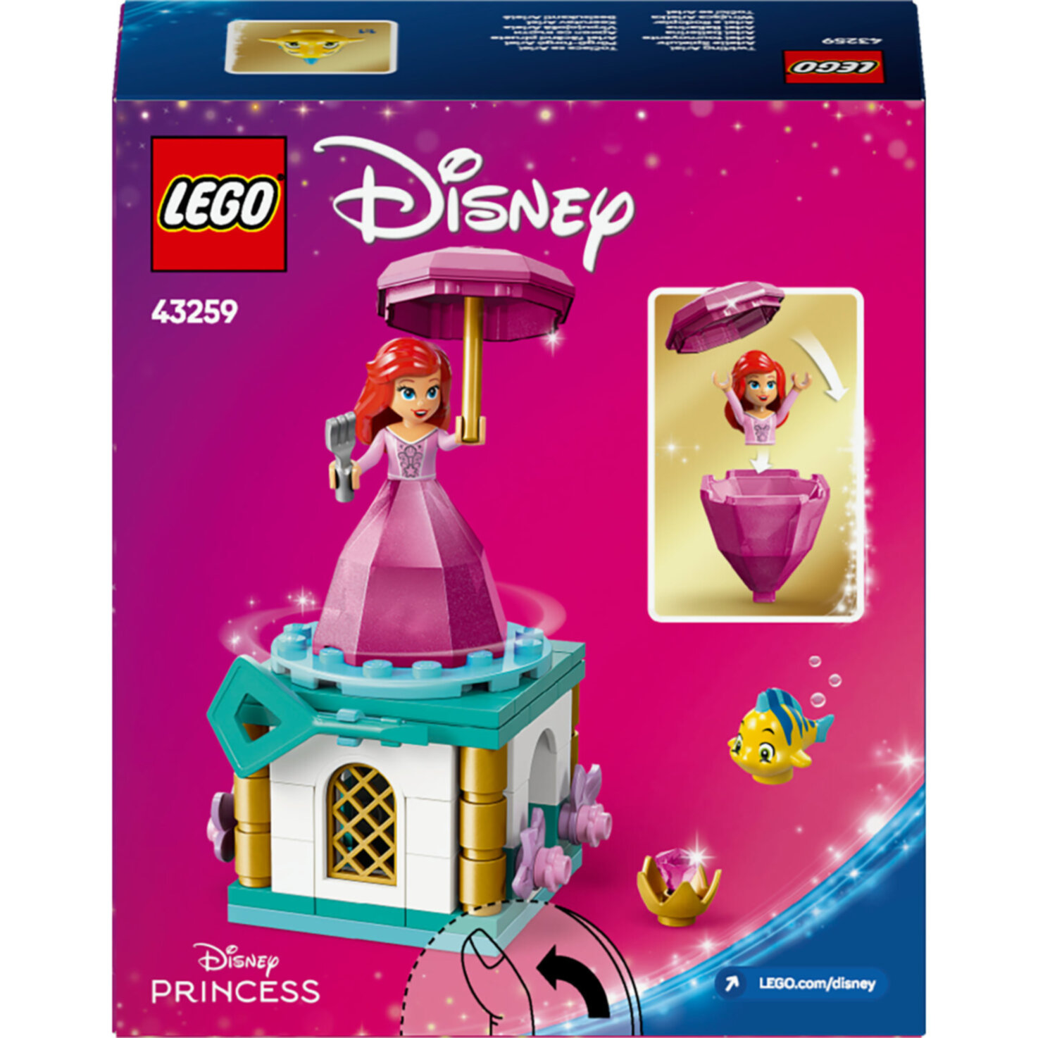 LEGO® Disney Princess 43259 Arielle Spieluhr 5+ Jahren